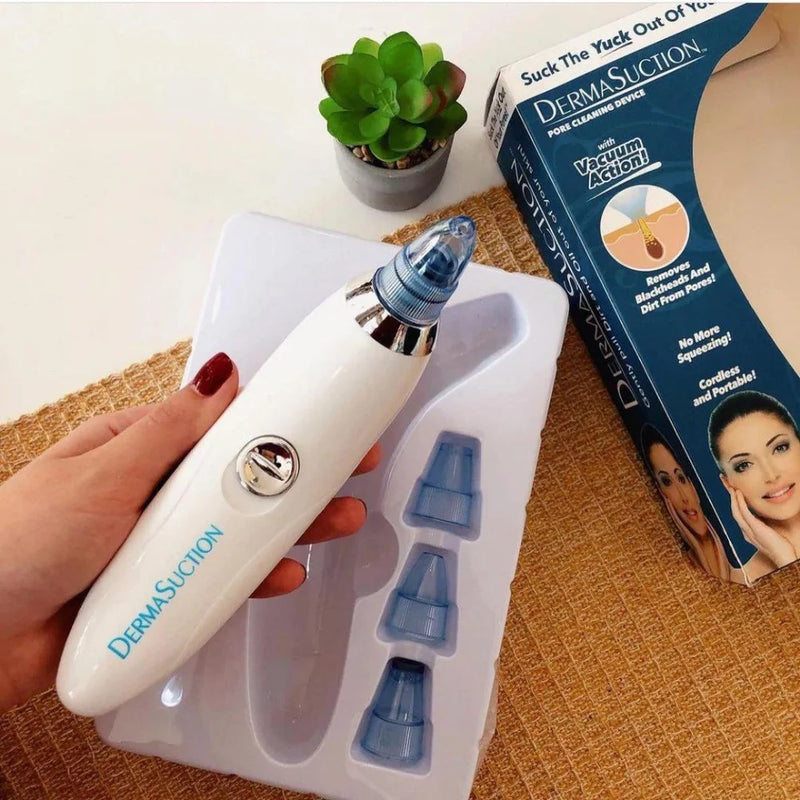 Removedor de Cravos Facial Dermasuction Wireless – Limpeza Profunda e Skincare Sem Fio