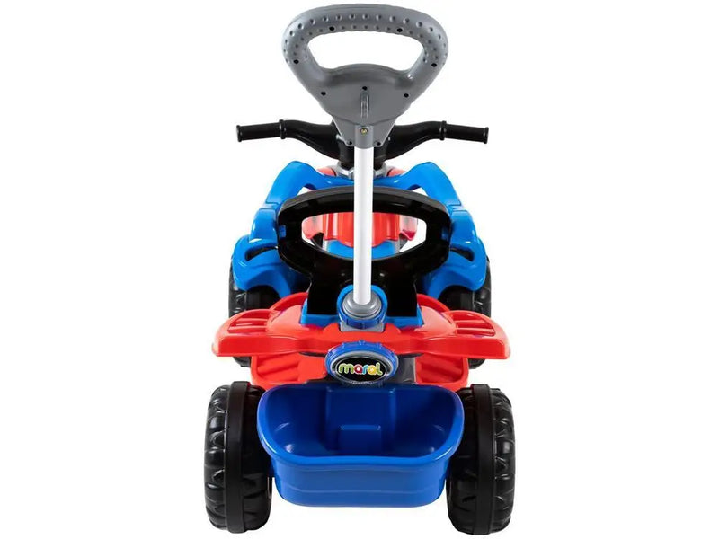 Quadriciclo Infantil a Pedal Vermelho e Azul