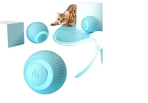 Bola mágica rolante automática para gato, Brinquedos inteligentes interativos!