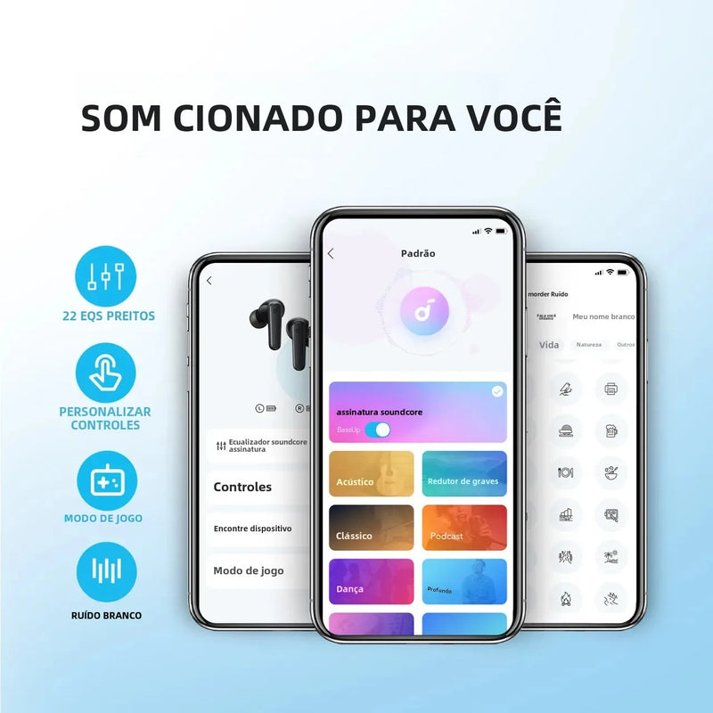 Fones De Ouvido Sem Fio Bluetooth Soundcore by Anker P20i